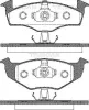 Bremsbelagsatz, Scheibenbremse Vorderachse TRISCAN 8110 29017