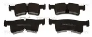 Bremsbelagsatz, Scheibenbremse Hinterachse TRISCAN 8110 291008