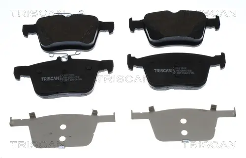 Bremsbelagsatz, Scheibenbremse Hinterachse TRISCAN 8110 291010 Bild Bremsbelagsatz, Scheibenbremse Hinterachse TRISCAN 8110 291010