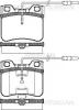 Bremsbelagsatz, Scheibenbremse Vorderachse TRISCAN 8110 38932
