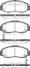 Bremsbelagsatz, Scheibenbremse Vorderachse TRISCAN 8110 40057