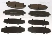 Bremsbelagsatz, Scheibenbremse Vorderachse TRISCAN 8110 40065
