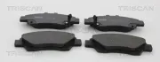 Bremsbelagsatz, Scheibenbremse Vorderachse TRISCAN 8110 40067
