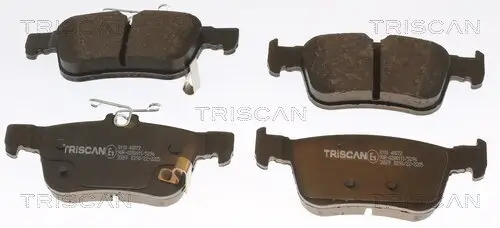 Bremsbelagsatz, Scheibenbremse TRISCAN 8110 40072 Bild Bremsbelagsatz, Scheibenbremse TRISCAN 8110 40072