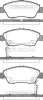 Bremsbelagsatz, Scheibenbremse TRISCAN 8110 40168