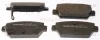 Bremsbelagsatz, Scheibenbremse Hinterachse TRISCAN 8110 42029
