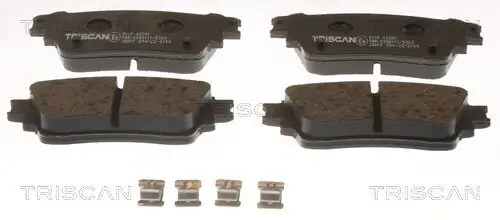 Bremsbelagsatz, Scheibenbremse Hinterachse TRISCAN 8110 42201 Bild Bremsbelagsatz, Scheibenbremse Hinterachse TRISCAN 8110 42201