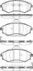 Bremsbelagsatz, Scheibenbremse TRISCAN 8110 43012
