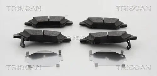 Bremsbelagsatz, Scheibenbremse Vorderachse TRISCAN 8110 43041 Bild Bremsbelagsatz, Scheibenbremse Vorderachse TRISCAN 8110 43041