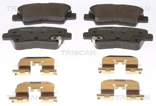 Bremsbelagsatz, Scheibenbremse TRISCAN 8110 43044