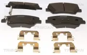 Bremsbelagsatz, Scheibenbremse Vorderachse TRISCAN 8110 43047