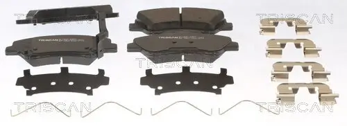 Bremsbelagsatz, Scheibenbremse Vorderachse TRISCAN 8110 43057