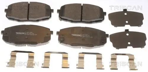 Bremsbelagsatz, Scheibenbremse TRISCAN 8110 43069