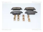 Bremsbelagsatz, Scheibenbremse Hinterachse TRISCAN 8110 43080