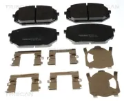 Bremsbelagsatz, Scheibenbremse Vorderachse TRISCAN 8110 43083