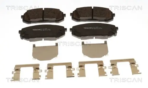 Bremsbelagsatz, Scheibenbremse Vorderachse TRISCAN 8110 43085