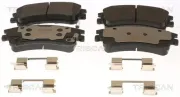 Bremsbelagsatz, Scheibenbremse Vorderachse TRISCAN 8110 50013