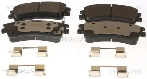 Bremsbelagsatz, Scheibenbremse Vorderachse TRISCAN 8110 50013 Bild Bremsbelagsatz, Scheibenbremse Vorderachse TRISCAN 8110 50013