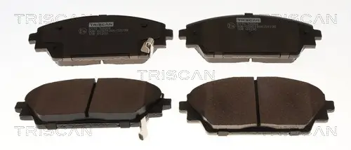 Bremsbelagsatz, Scheibenbremse Vorderachse TRISCAN 8110 50064 Bild Bremsbelagsatz, Scheibenbremse Vorderachse TRISCAN 8110 50064