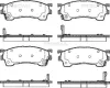 Bremsbelagsatz, Scheibenbremse TRISCAN 8110 50183