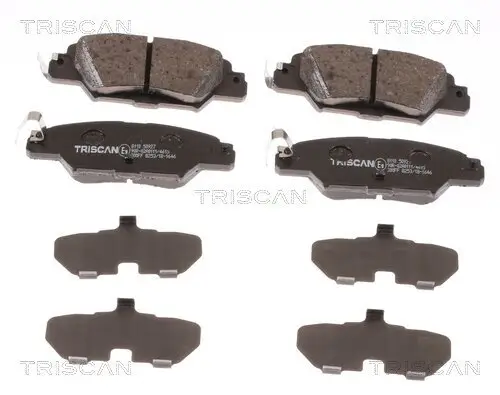 Bremsbelagsatz, Scheibenbremse Hinterachse TRISCAN 8110 50927 Bild Bremsbelagsatz, Scheibenbremse Hinterachse TRISCAN 8110 50927