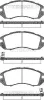 Bremsbelagsatz, Scheibenbremse Vorderachse TRISCAN 8110 68170
