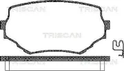 Bremsbelagsatz, Scheibenbremse TRISCAN 8110 69002
