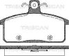 Bremsbelagsatz, Scheibenbremse TRISCAN 8110 69012
