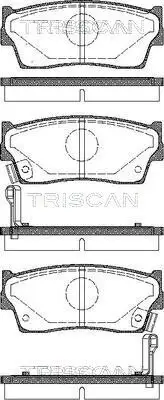 Bremsbelagsatz, Scheibenbremse TRISCAN 8110 69980