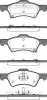 Bremsbelagsatz, Scheibenbremse TRISCAN 8110 80535