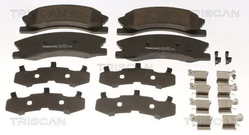 Bremsbelagsatz, Scheibenbremse Vorderachse TRISCAN 8110 80554