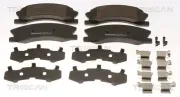 Bremsbelagsatz, Scheibenbremse Vorderachse TRISCAN 8110 80554
