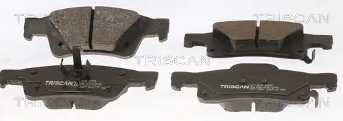 Bremsbelagsatz, Scheibenbremse Hinterachse TRISCAN 8110 80555