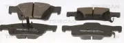 Bremsbelagsatz, Scheibenbremse Hinterachse TRISCAN 8110 80555