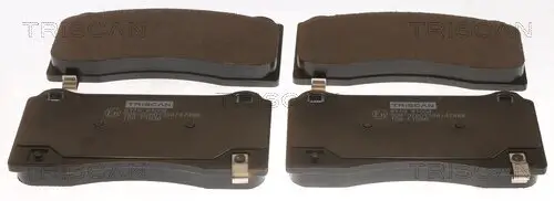 Bremsbelagsatz, Scheibenbremse Vorderachse TRISCAN 8110 81004 Bild Bremsbelagsatz, Scheibenbremse Vorderachse TRISCAN 8110 81004