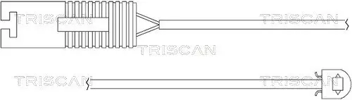 Warnkontakt, Bremsbelagverschleiß TRISCAN 8115 11014