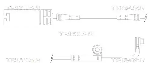 Warnkontakt, Bremsbelagverschleiß TRISCAN 8115 11026