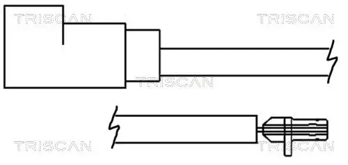Warnkontakt, Bremsbelagverschleiß Vorderachse TRISCAN 8115 16001 Bild Warnkontakt, Bremsbelagverschleiß Vorderachse TRISCAN 8115 16001