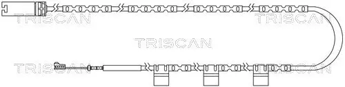 Warnkontakt, Bremsbelagverschleiß Hinterachse TRISCAN 8115 17019