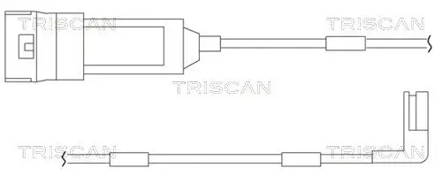 Warnkontakt, Bremsbelagverschleiß Vorderachse TRISCAN 8115 24004 Bild Warnkontakt, Bremsbelagverschleiß Vorderachse TRISCAN 8115 24004