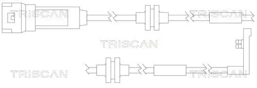 Warnkontakt, Bremsbelagverschleiß TRISCAN 8115 24014