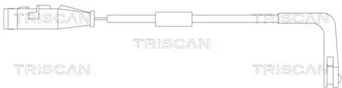 Warnkontakt, Bremsbelagverschleiß Vorderachse TRISCAN 8115 24020 Bild Warnkontakt, Bremsbelagverschleiß Vorderachse TRISCAN 8115 24020