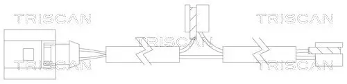 Warnkontakt, Bremsbelagverschleiß Vorderachse TRISCAN 8115 29005 Bild Warnkontakt, Bremsbelagverschleiß Vorderachse TRISCAN 8115 29005