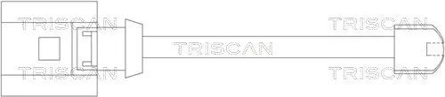 Warnkontakt, Bremsbelagverschleiß Hinterachse TRISCAN 8115 29012 Bild Warnkontakt, Bremsbelagverschleiß Hinterachse TRISCAN 8115 29012