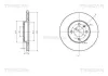 Bremsscheibe Vorderachse TRISCAN 8120 10105C Bild Bremsscheibe Vorderachse TRISCAN 8120 10105C