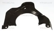 Spritzblech, Bremsscheibe Vorderachse links TRISCAN 8125 10101