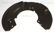 Spritzblech, Bremsscheibe Vorderachse links TRISCAN 8125 11141