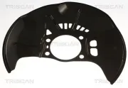 Spritzblech, Bremsscheibe Vorderachse rechts TRISCAN 8125 13128