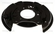 Spritzblech, Bremsscheibe Hinterachse links TRISCAN 8125 13233