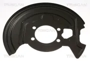 Spritzblech, Bremsscheibe Vorderachse links TRISCAN 8125 14110